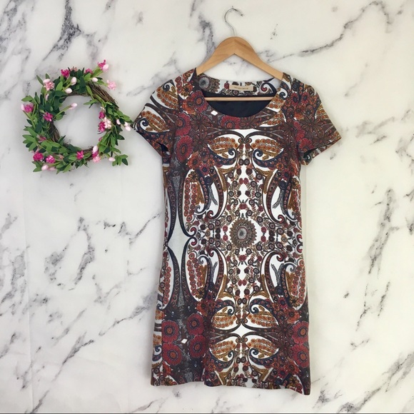 See By Chloe Dresses & Skirts - See by Chloe Floral Metallic Shift Dress